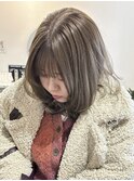 グレージュ/本八幡/ケアブリーチ/ハイライト/デザインカラー