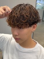 エルマーク 本山(L-MARK)&nbsp;波巻きツイスパ/サーフカール/メンズ/men's/フェザーパーマ/眉毛
