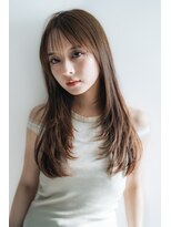 アリー 原宿 表参道(ALLY)&nbsp;レイヤー×ミルクティーベージュ