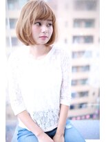 クラウドゼロ(Cloud zero) 大人 かわいい ハイトーン 小顔 ボブ【Cloud zero】