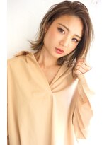 ルモア(RUMOR)&nbsp;Rumor×外国人風パッツンロブ「グラデーションカラー」