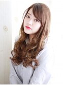 大人可愛いボリュームミックスカール
