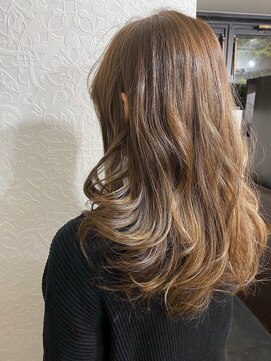 メロウ ヘアデザイン(Melloww hair design) フォギーベージュローライトMIX