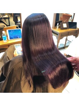 ロアナ 六本木(LOANA ROPPONGI) バレイヤージュ も艶髪に!!2枚目は巻きスタイル