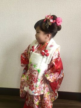 ラポール ヘア柳生店 日本髪風アップ