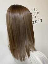 ヘアーアンドスパソシット(HAIR&SPA SOCIT) 大人かわいいグレージュカラー×酸熱トリートメント