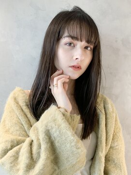 アイティー バイ アルバム 浦和店(IT by ALBUM) ナチュラルストレート_クールショートピンクベージュ_28079