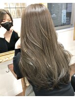 アリュウル 表参道 青山(Allure)&nbsp;髪質改善/オリーブベージュ/くびれレイヤー/20代30代