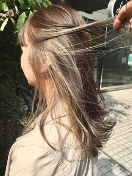 ノブレス(NOBLESSE) ミルクティーインナーカラー/nagata