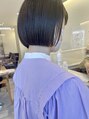 アグ ヘアー クラン 天理店(Agu hair clan)&nbsp;カットラインをしっかり出したボブ