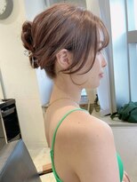 アイヴィー(IVY)&nbsp;表参道韓国ヘア オリーブカラー シースルーバング顔まわりカット