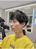 爽やかメンズショートツーブロック群馬太田