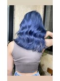 Aimee町田 アイスブルー×ワンホンヘア