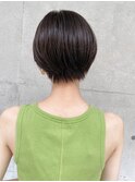 【なかじま ひびき】黒髪大人カッコいいマッシュショート