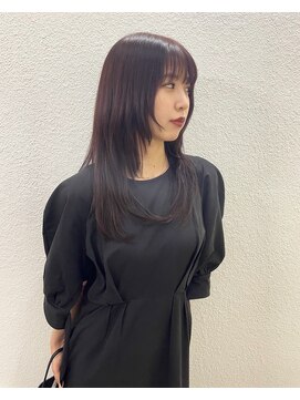 エアージーモ(Air G mo) レイヤーカット/チェリーブラウン