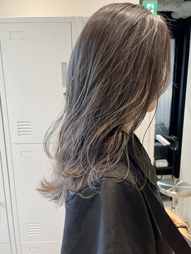 チル(chill) シアーグレージュ*ブリーチなしダブルカラー