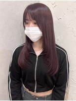 ジアン(JIEN) pink violet × layer cut