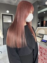 レド(LeDo)&nbsp;ピンク×ブリーチカラー×切りっぱなし【四日市】