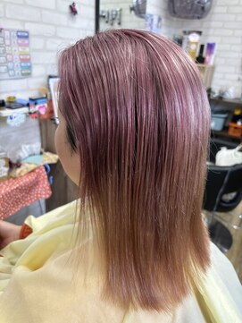 美容室いずみ セミロングヘア