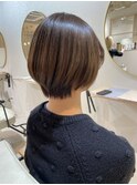 ROY◆【脱白髪染めカラー】柔らかいベージュ♪ショート