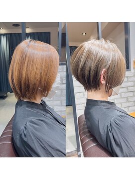 アンド ストーリーズ(&STORIES) 絶壁解消/大人可愛い/ひし形/小顔/30代40代◎ショートボブN