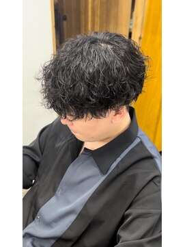 エルオム(EL.HOMME) 強め細かめシャドウパーマ