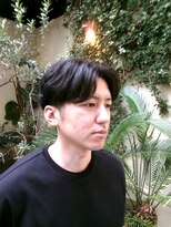 センターパート/ツーブロック【江畠】