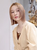 エムスラッシュ ソル センター南(M.SLASH SOL)&nbsp;ハイトーンカラー/顔回りレイヤー/切りっぱなし/SOLセンター南