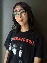 メイカ(MEIKA)&nbsp;【 外ハネミディアム × ラベンダーブラウン 】 浅野美紀