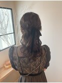 ハーフアップ/ヘアセット/ヘアアレンジ