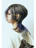 ロングウルフ×ハイトーンデザインカラー