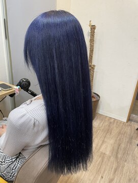 テーラヘアー 鎌ケ谷店(TELA HAIR) 明るめネイビーカラー
