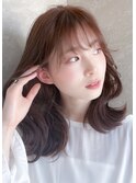 明るめカラーで白髪ぼかし