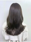 ブリーチなしグレージュ
