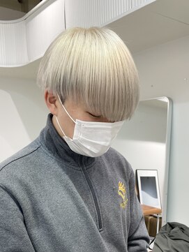 ミーム 原宿 表参道(meme) ◎ブロンドハイトーンカラーデザインカラーアンブレラカラー金髪