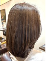 ヘアー グリーン(hair green) ミディアムエレガント40代50代60代【新百合ヶ丘 美容院】