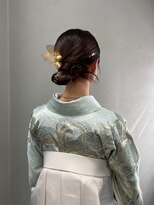 リム(Limb)&nbsp;タイトシニヨン　金箔ヘア