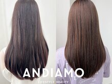 アンディアーモ アオバ(ａｎｄｉａｍｏ ａｏｂａ)の雰囲気（似合う髪色を診断から提案！#四日市市#髪質改善#インナーカラー）