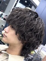 フィフス 大分(fifth)&nbsp;大分波巻きスパイラルパーマメンズカットマッシュウルフ20代