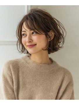 バグズ ヘアデザイン 桔梗が丘店(Baguz HAIR DESIGN) ナチュラル抜け感ショートボブ