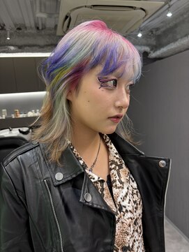 ロテ 名古屋 名駅店(Lote.) ミディアムヘア/デザインカラー/フェイスフレーミング/名古屋