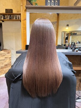 【橋本】うる髪フルカラー+自社製品髪質改善トリートメント