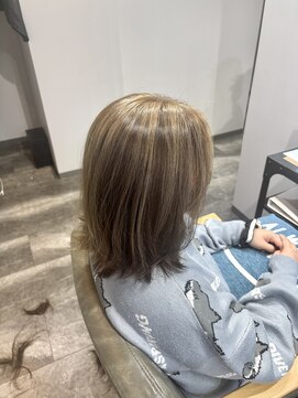 アンブレラカラー/透明感カラー/白髪ぼかし