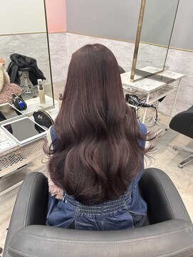 韓国へア/レイヤー/顔周り/ボブ/透明感カラー