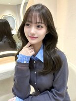 サイン 渋谷(SIGN)&nbsp;韓国ヘアーハッシュカットレイヤーカットグレージュブリーチ無し