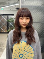 ブリンク(blink)&nbsp;レイヤーカットオレンジブラウン顔まわりカット