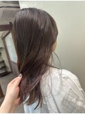 ラベンダーグレージュのインナーカラー