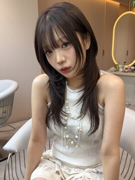 サンド ミュウ 横浜店(sand mieu) レイヤーカット/ハッシュカット/髪質改善/グレージュ/横浜