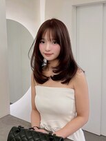 ノク 渋谷(nok)&nbsp;イメチェンピンクベージュ前髪