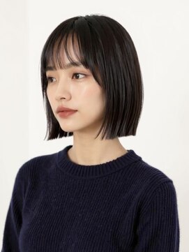 ライズ ネックス ザ サロン 渋谷(LIZE nex the salon) 韓国ボブ［#渋谷駅 #韓国 #髪質改善 #ボブ #レイヤー］